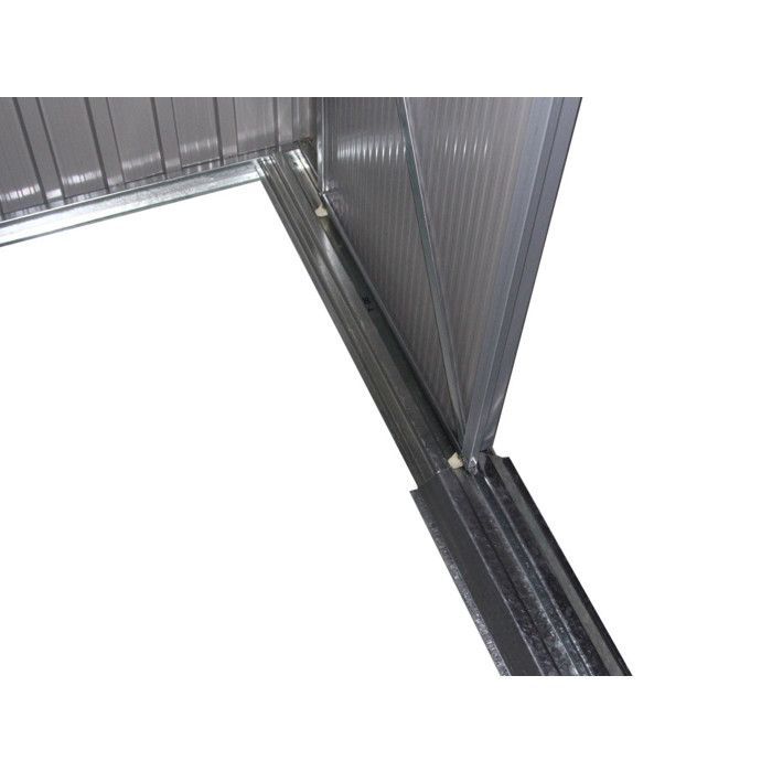 Abri de jardin métal toit plat 