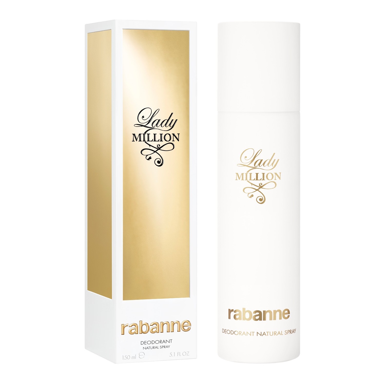Rabanne dezodorans Lady Million dezodorans - 150 ml