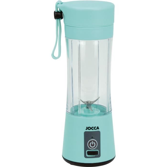 Licuadora portátil - JOCCA - SWEET - 380 ml - 2000 mAh - Con cable USB - Verde