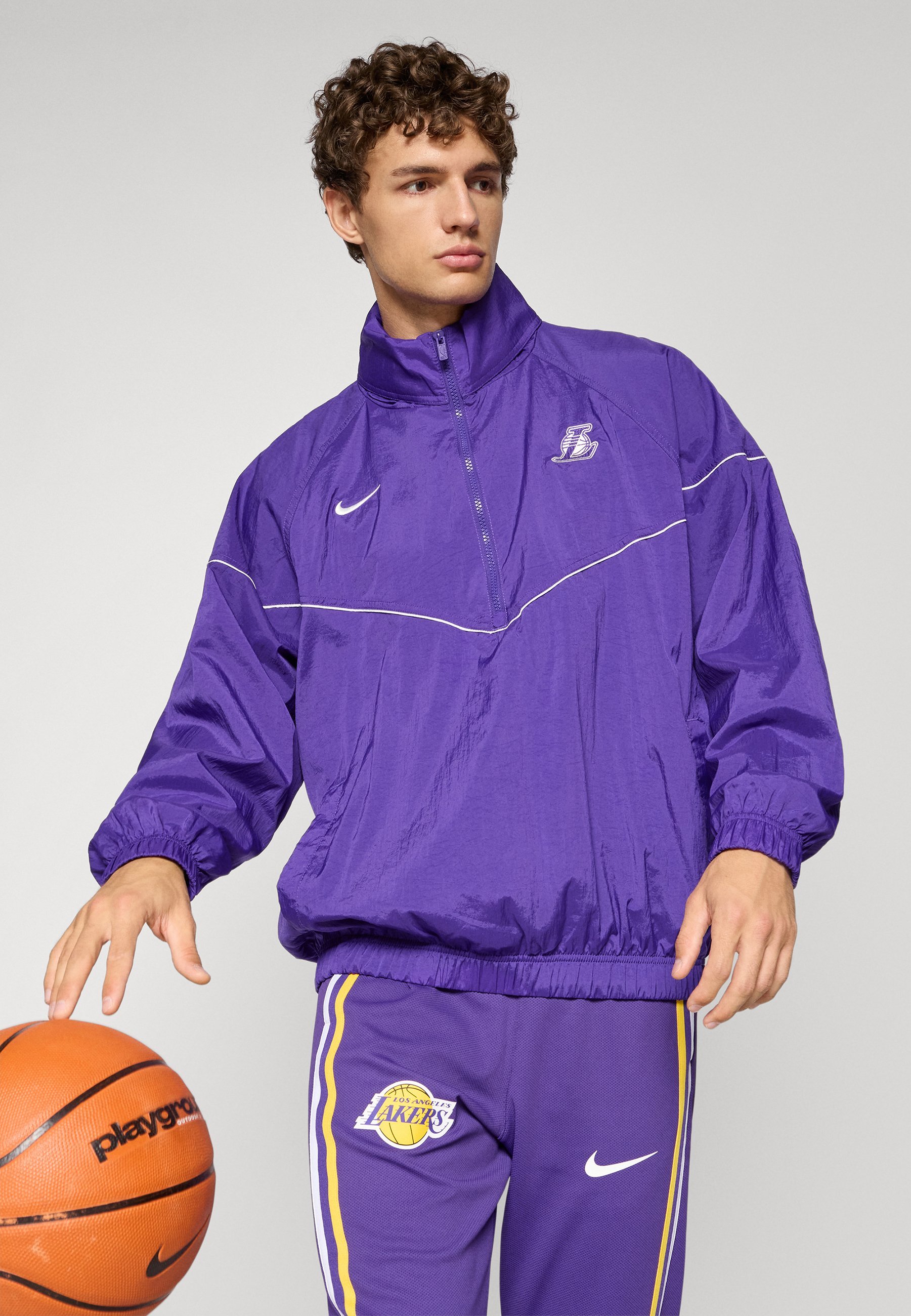Nike Performance LAL ANORAK - Clubkleding - veldpaars/zeilgroen