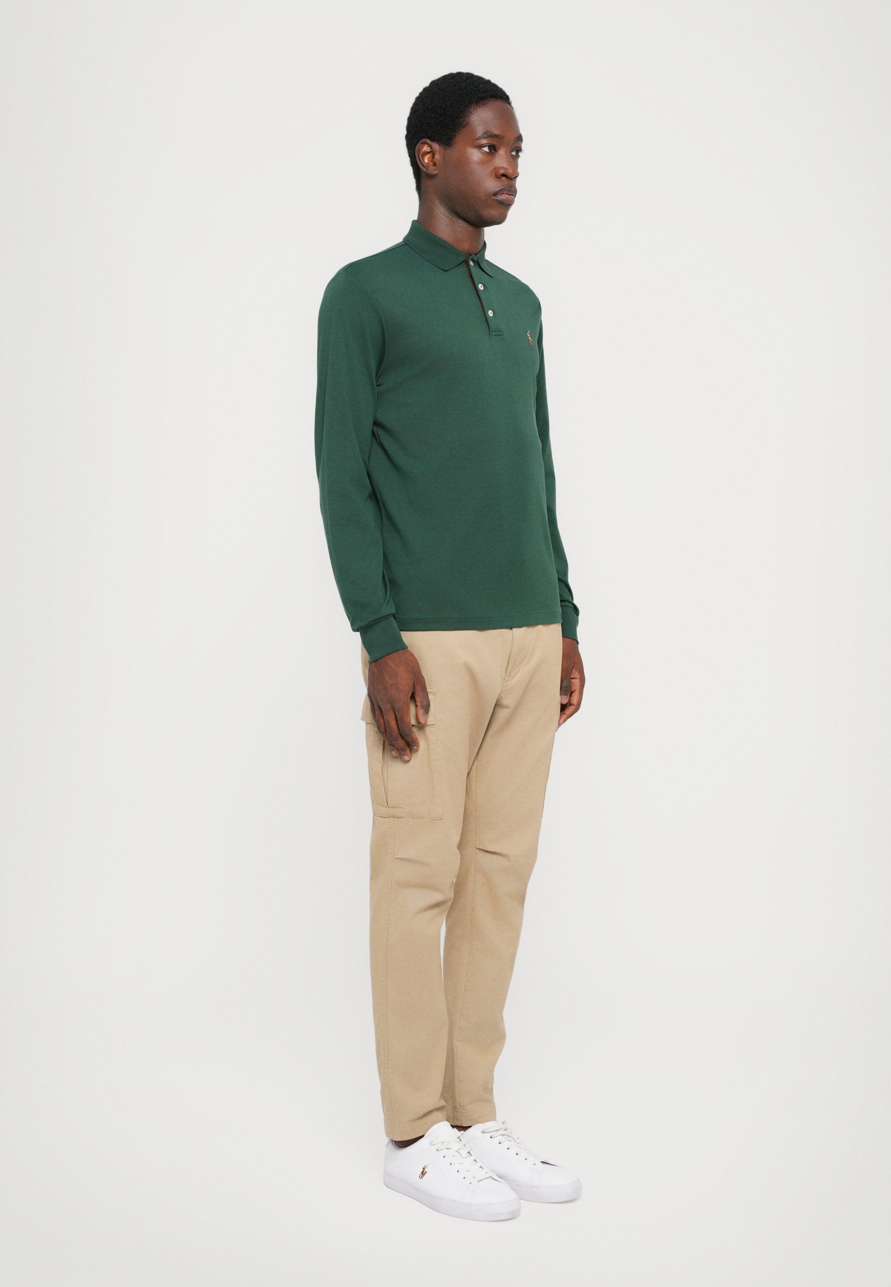 Polo Ralph Lauren MANICA LUNGA - Polo - pino vintage