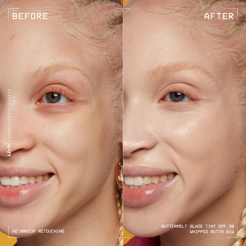 NYX Professional Makeup Buttermelt Glaze posvetljevalni in barvni fluid SPF 30