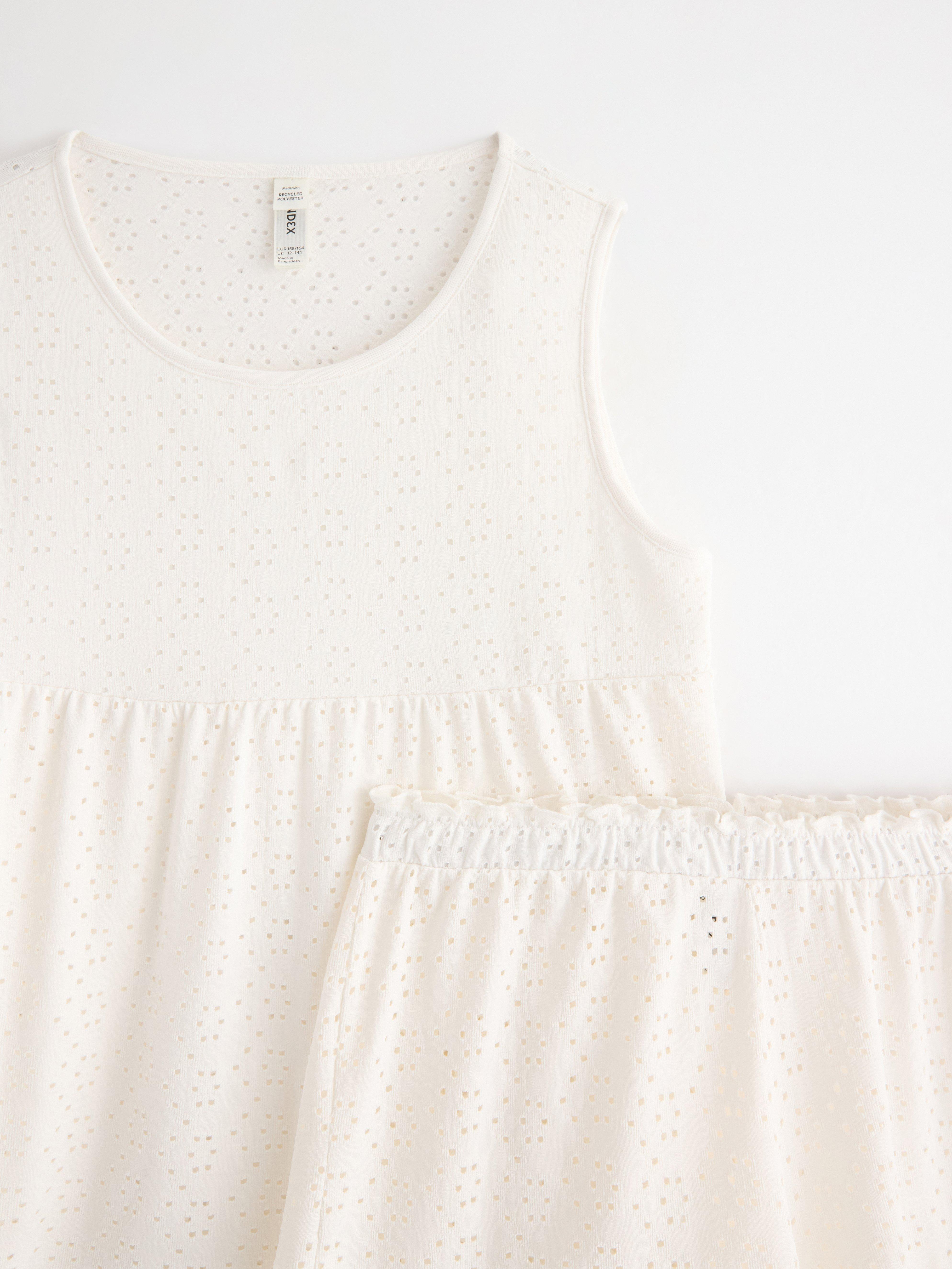 Pyjamasset Off White