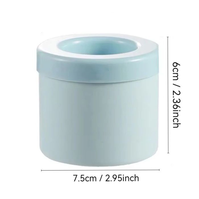 Moule à Glaçons Rond en Silicone – Seau à Glace Créatif Compact pour Réfrigérateur, Bar, Cocktails, Jus et Whisky