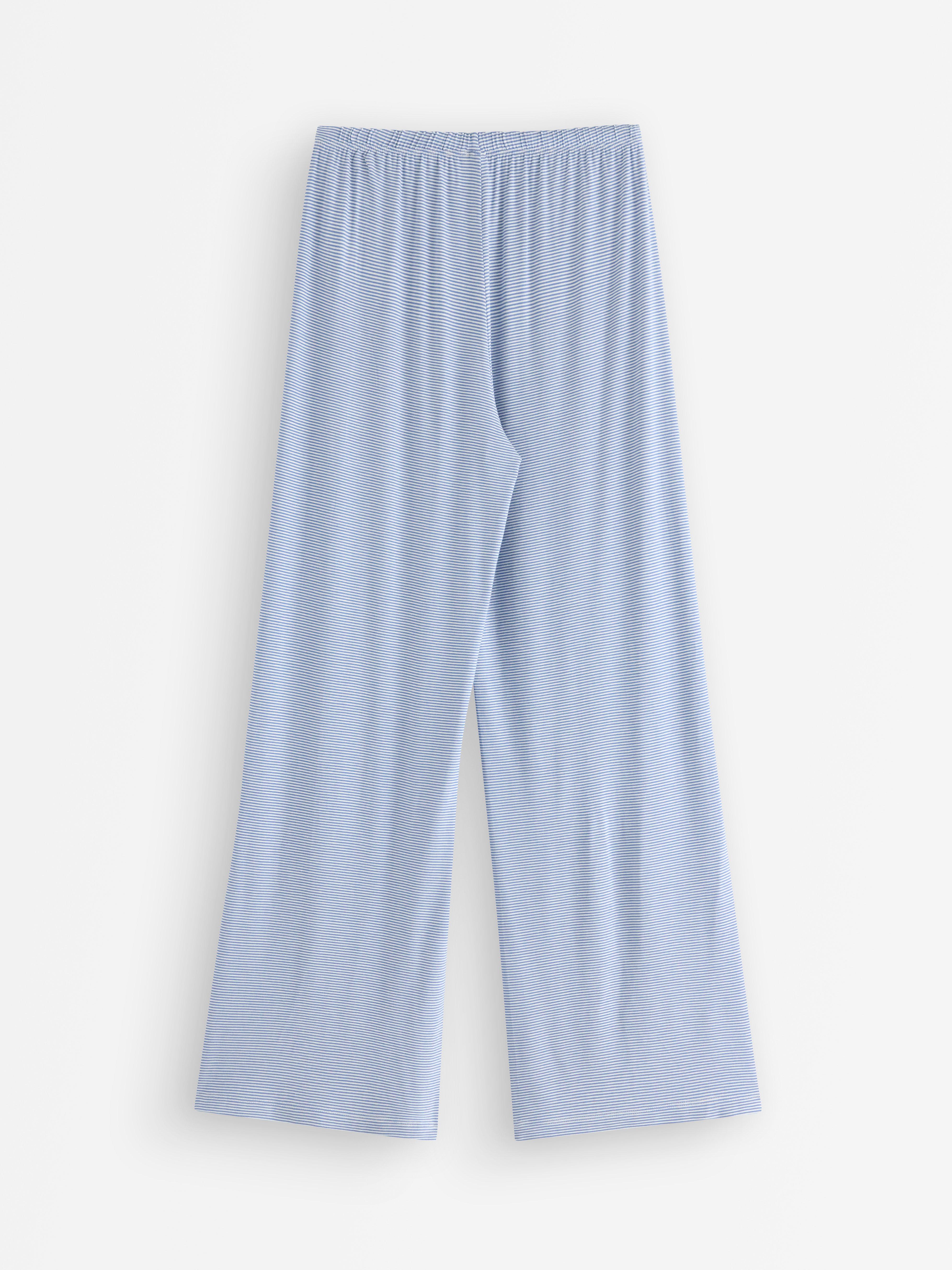 Pyjamasbyxor světle modrá