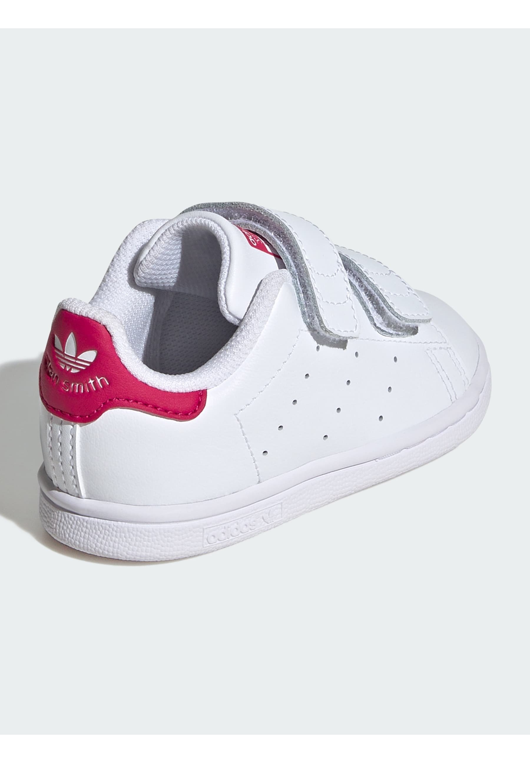 adidas Originals STAN SMITH COMFORT CLOSURE KIDS - Babyschuhe - ftwr weiß/ftwr weiß/kräftiges Pink