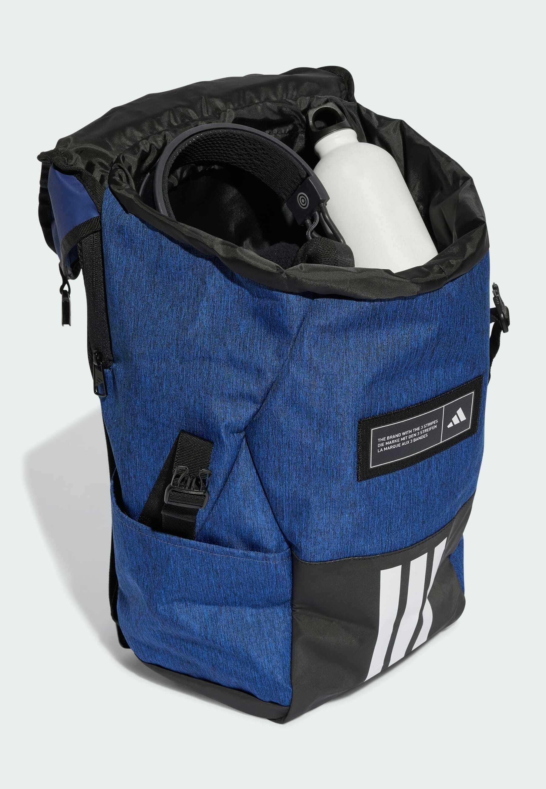 Zaino adidas Performance ATHLTS CAMPER - colore blu navy e bianco
