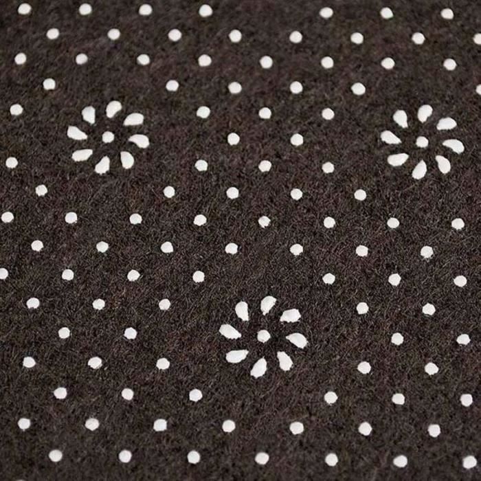 Tapis antidérapant - Ancien - Lot de 2 - Jaune - 40x60cm et 40x120cm - Imprimé