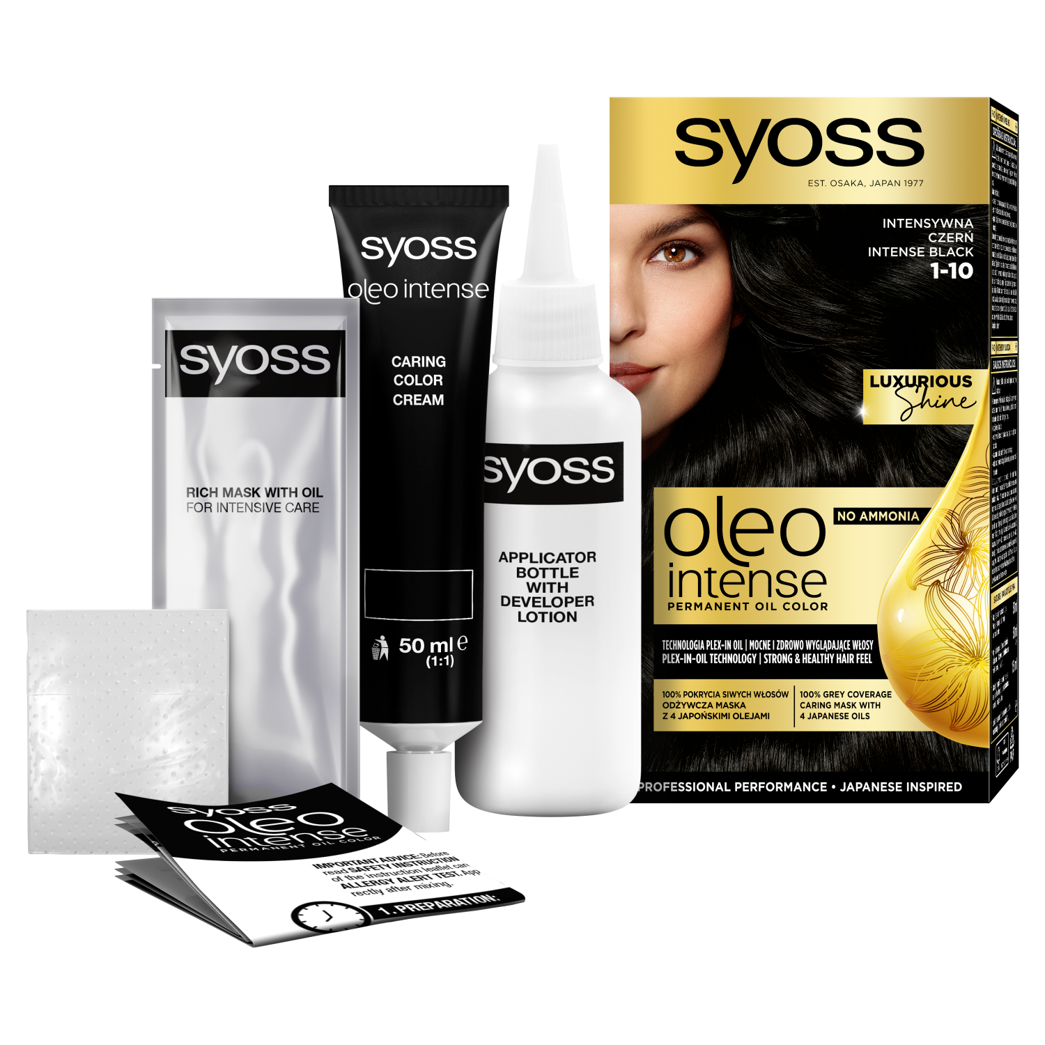Syoss matu krāsa 7-10 dabīgi blonda Oleo Intense