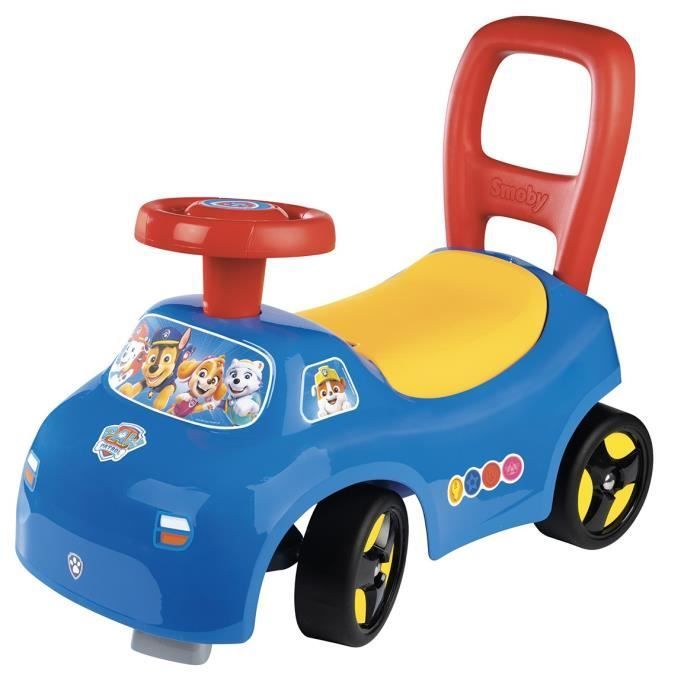 Smoby - 2-in-1 lasten leikkiauto - Ryhmä Hau - Säilytyslokero istuimen alla - 10 kuukaudesta alkaen - Valmistettu Ranskassa