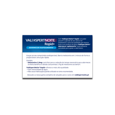 Valdispert Nopea univalmiste Valdispert Rapid 20 tablettia 20 tablettia