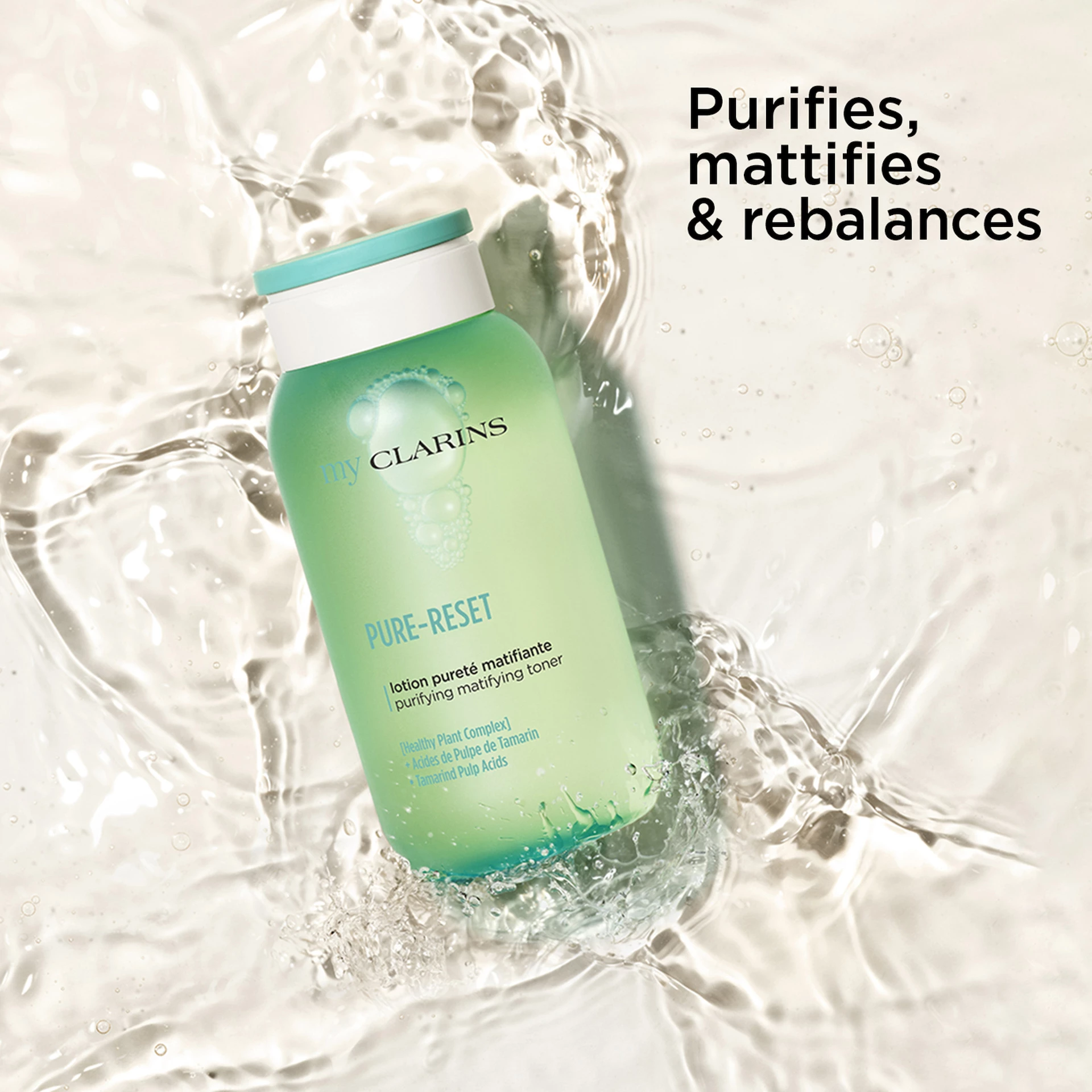 MyPure-Reset Loțiune tonică purificatoare matifiantă 200 ml - Clarins