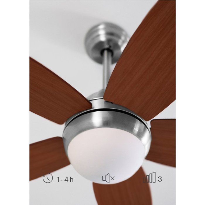 Ventilador de techo - Create - WIND FLOWOOD - Silencioso - Ø108 cm - Con luz