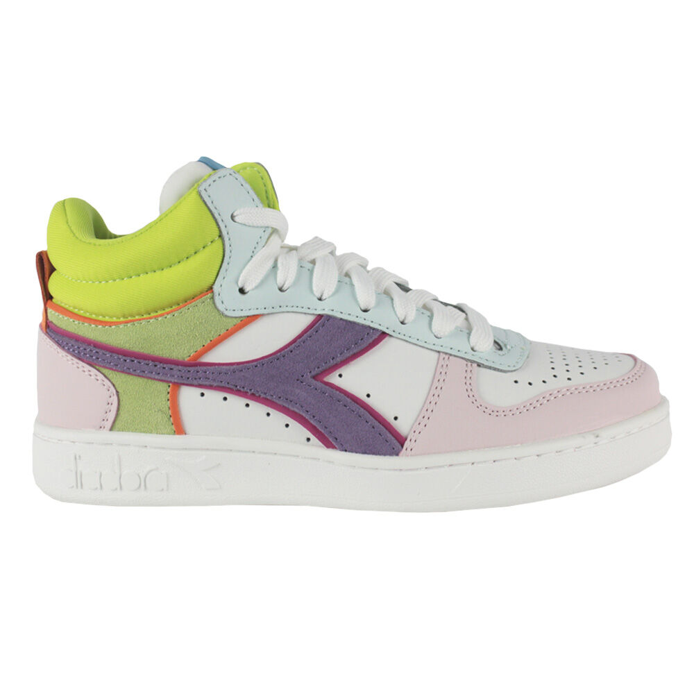  Tenisky Diadora Magic Basket Demi C9736 White/potpourri/blue Gras