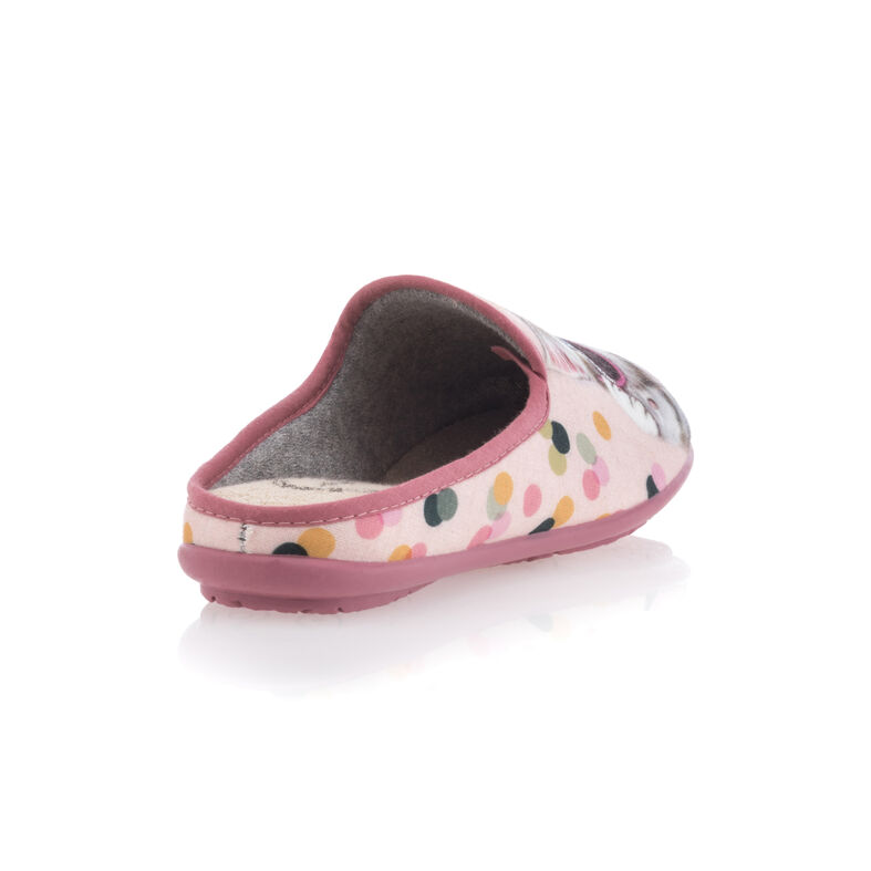 Pantuflas rosas para mujer