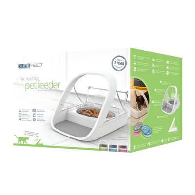 Distributore automatico di cibo per animali domestici SureFeed con microchip