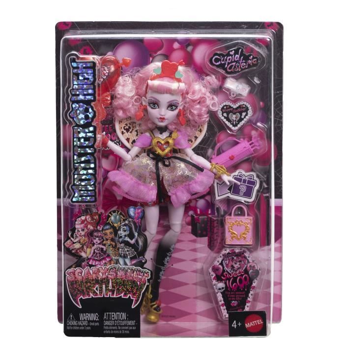 Monster High - Cupido Asteria Monsterlijke Verjaardagspop - Pop - Monster High - JBG77