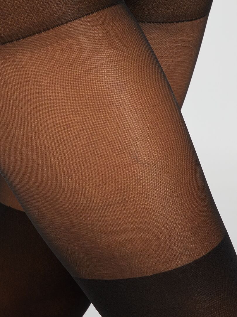 Meia-calça Voile - preta