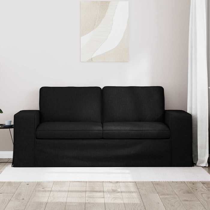 Canapé Noir 182 x 80 x 82 cm Métал