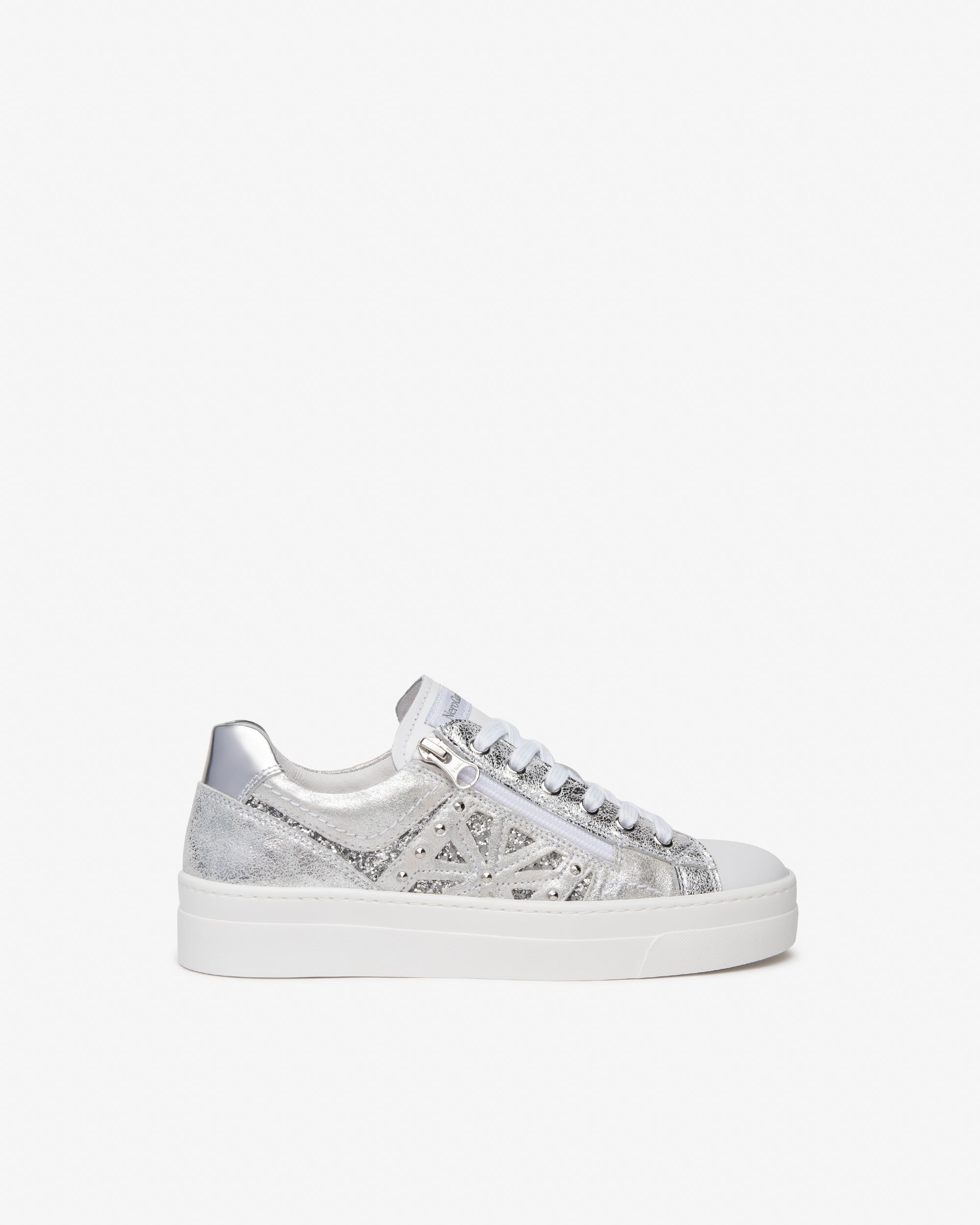  Damen-Sneaker aus Leder und Funktionsmaterial