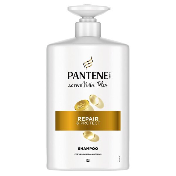 Pantene Active Nutri-Plex Pro-V šampon za obnovo in zaščito<br>1L - Šibki, suhi in poškodovani lasje