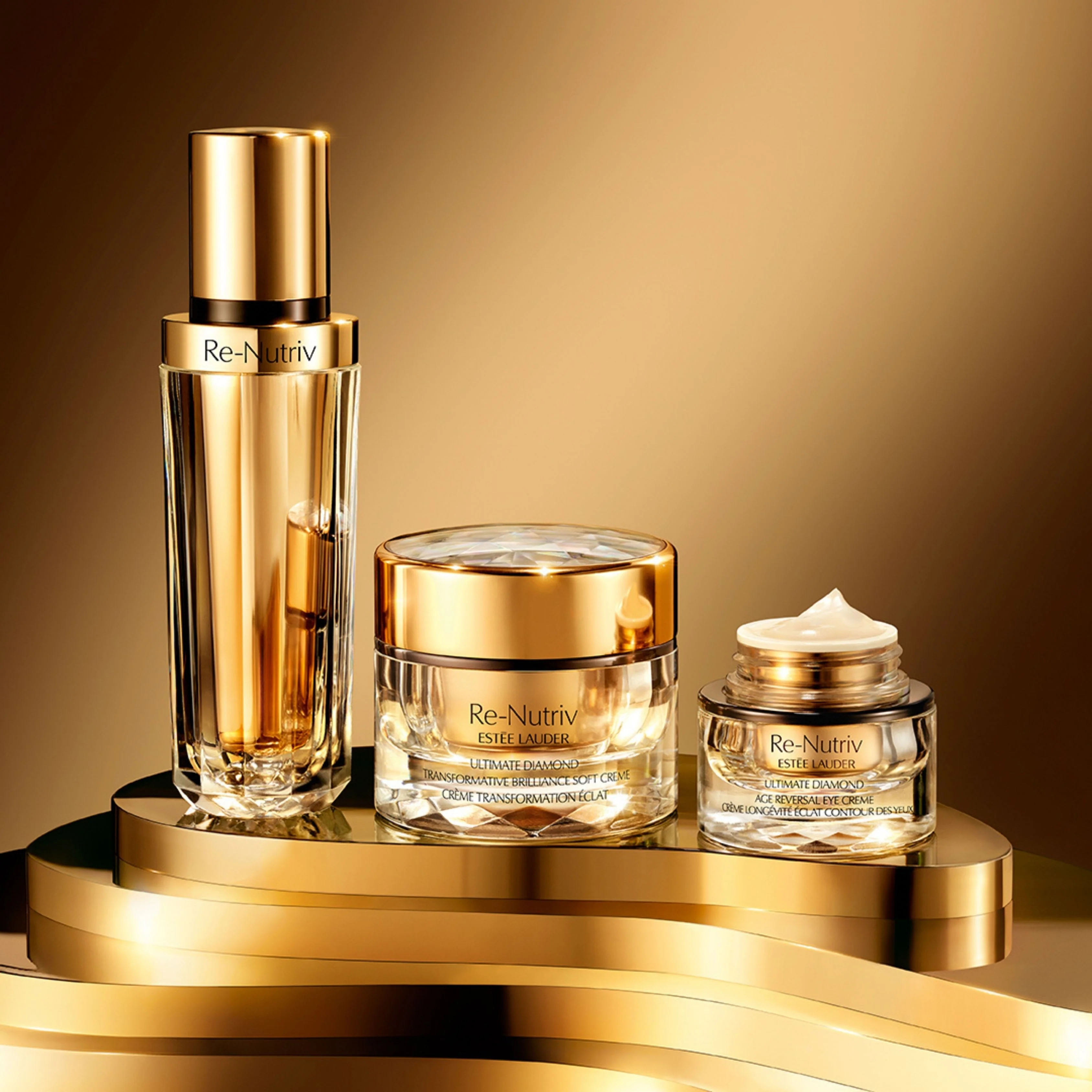 RE-NUTRIV Ultimate Diamond Re-Nutriv Ultimate Diamond Transformative Brilliance Serum - Siero viso illuminante, Siero viso antirughe