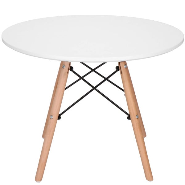 Stolik kawowy, okrągły blat śr. 60 cm skandynawski do salonu