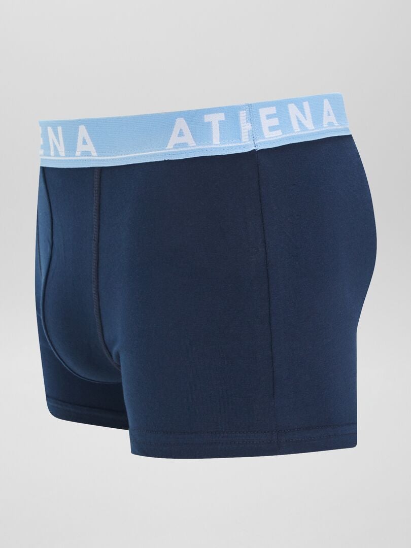 Conjunto de 3 cuecas boxer - AZUL