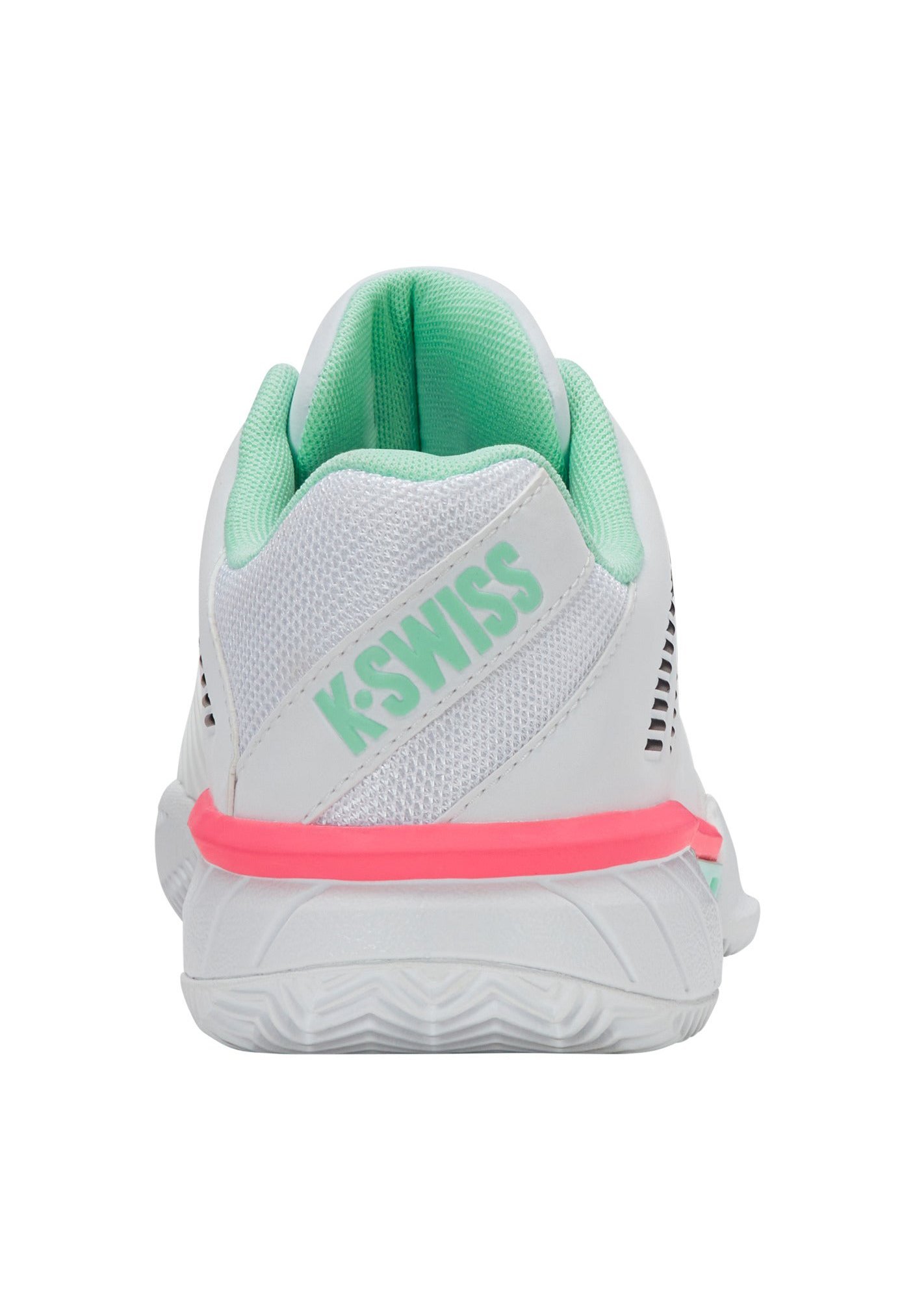 K-SWISS EXPRESS LIGHT 3 - Tênis para quadra de saibro - branco/verde menta neon/rosa pastel neon
