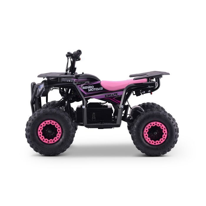 Quad eléctrico de bolsillo Beneo Motors ESCAPE rosa para niños - 800 W
