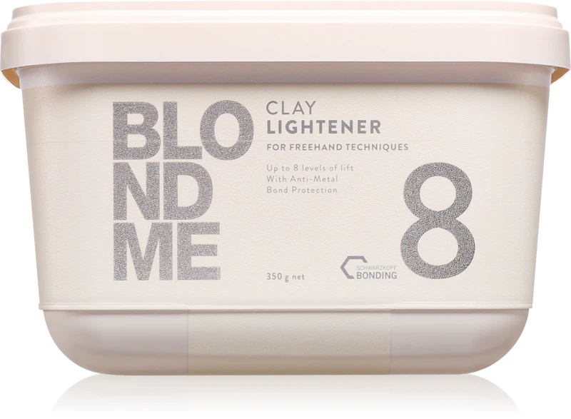 Schwarzkopf Professional Blondme Clay Lightener 8 rozjasňujúci púder pre blond vlasy