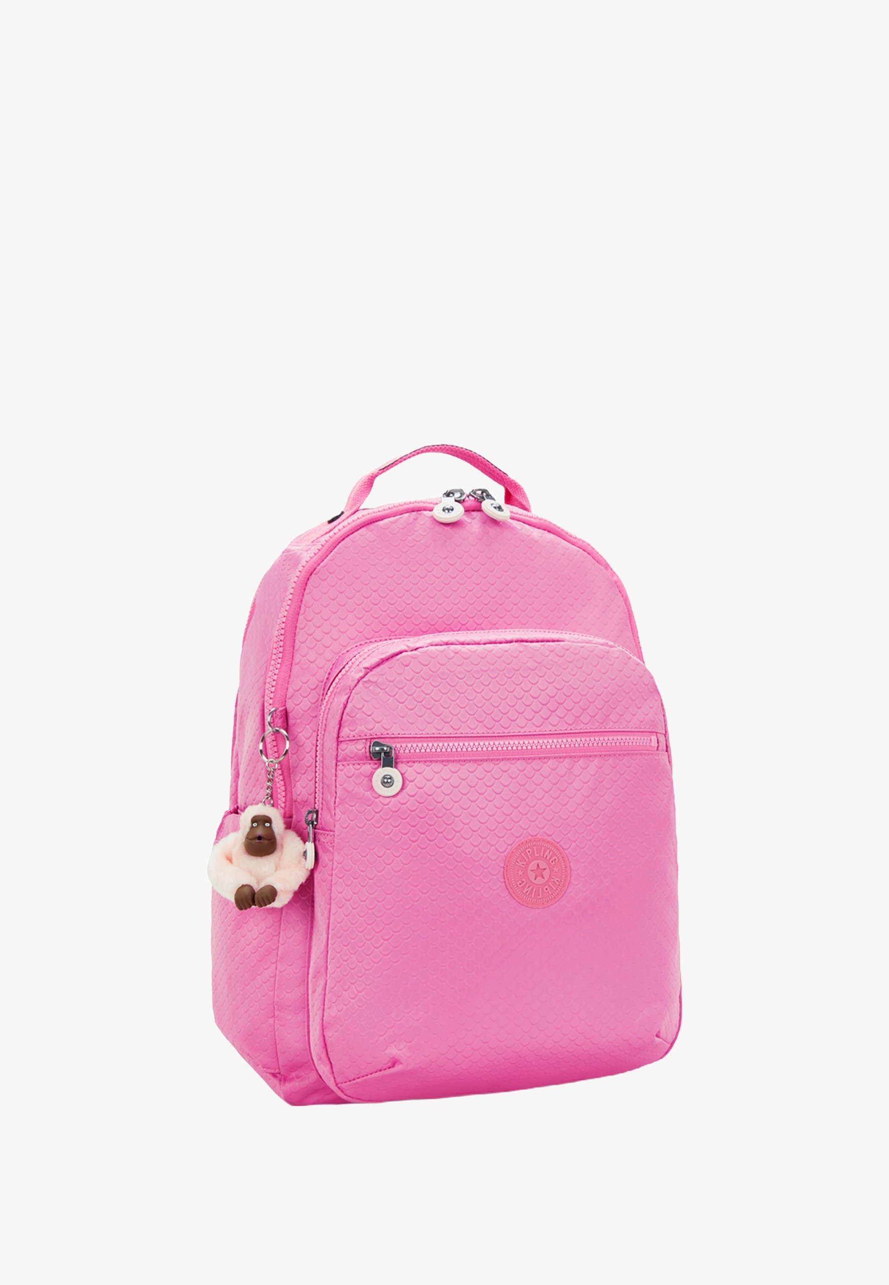 Kipling SEOUL LAP BTS++ - Schooltas - roze zeemeermin reliëf