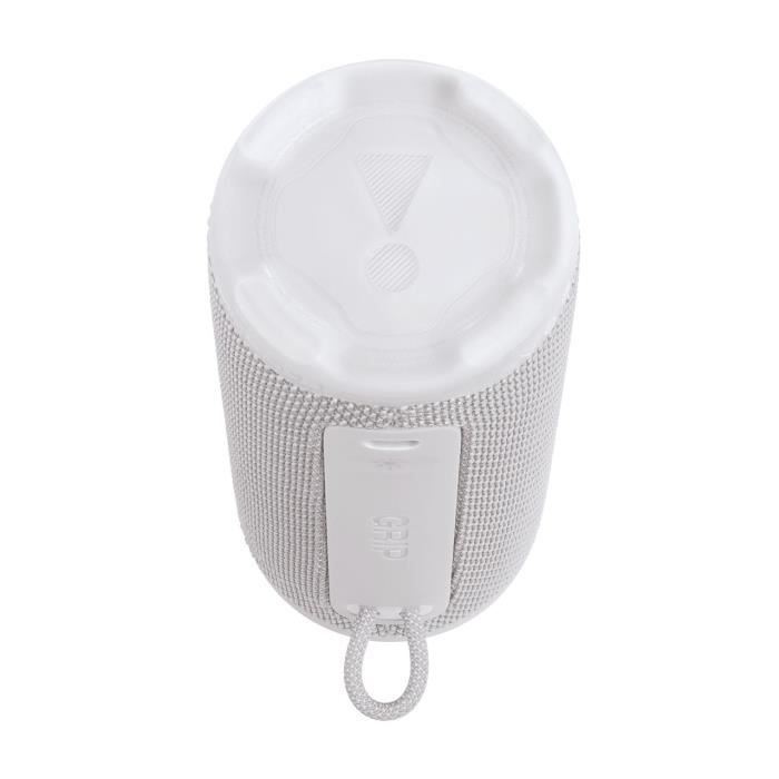 Altavoz Bluetooth - JBL - Empuñadura - Hasta 14 horas de autonomía - Resistente al agua - Blanco