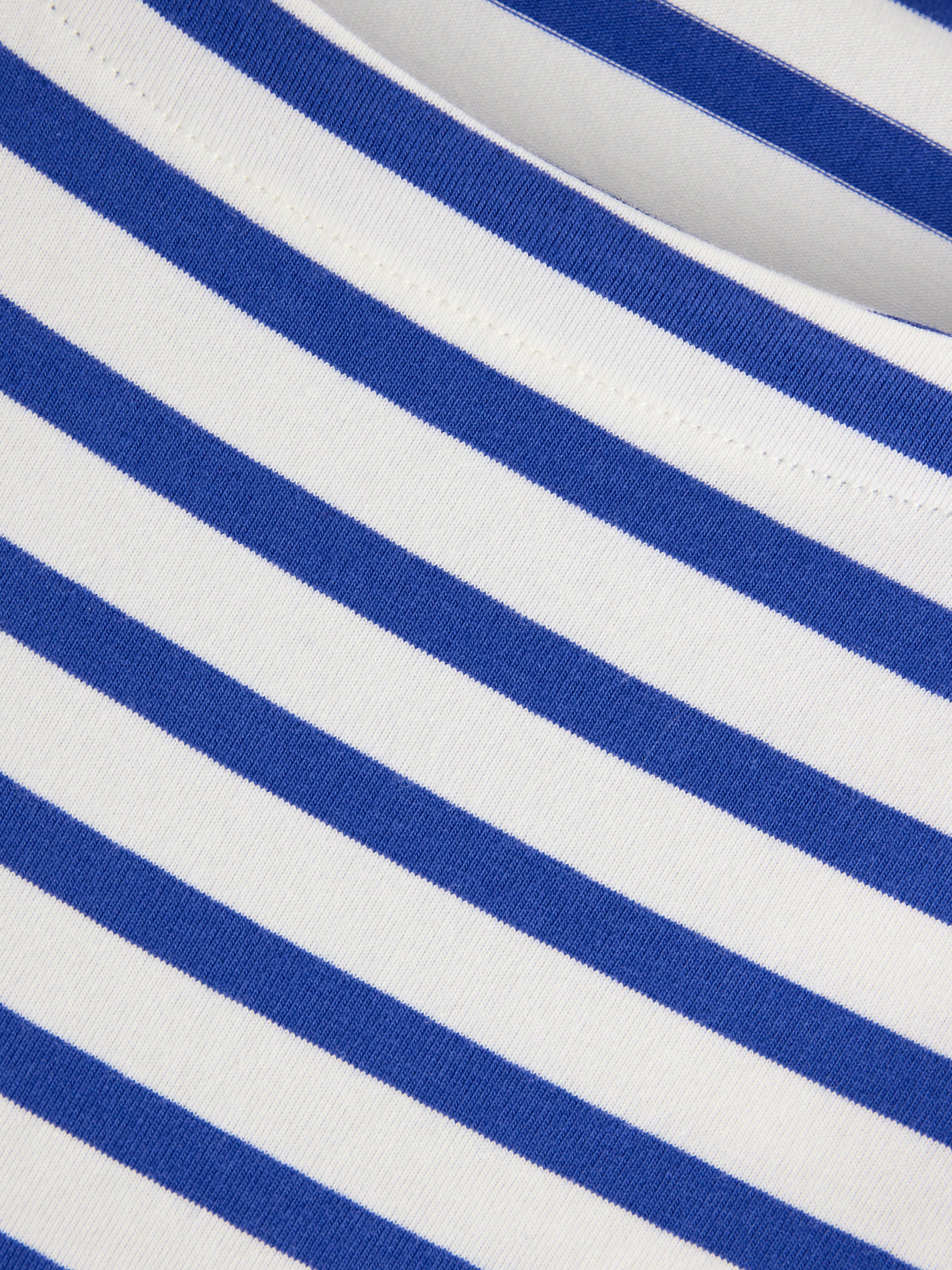 Prugasti pamučni top Strong Blue