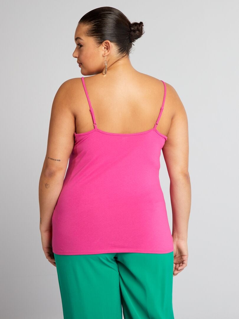 Camisole met dunne bandjes - ROZE