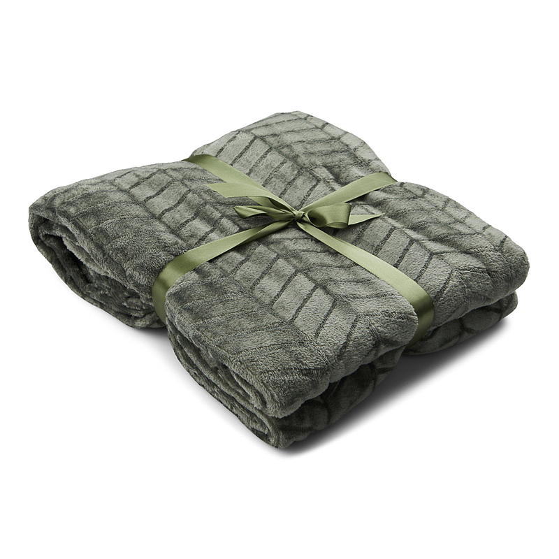 Heimteppich 150x200 cm Flanellfleece grün