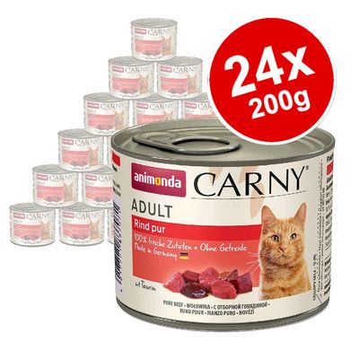 Animonda Carny Pachet Economic pentru Adulți 24 x 200g