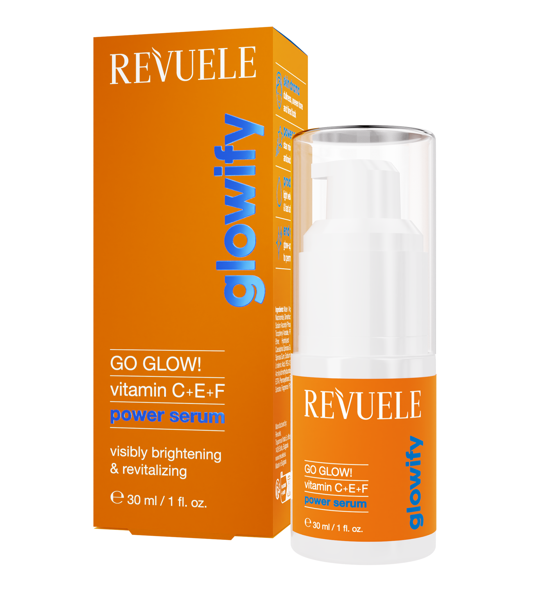 Glowify Go Glow! Power Serum Vitamini CE F Serumi