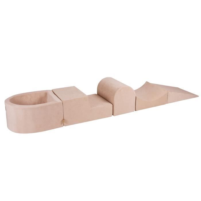 Foam play area - MeowBaby® - 4 pieces - ECRU - 57x45x30 cm - Hypoallergenic