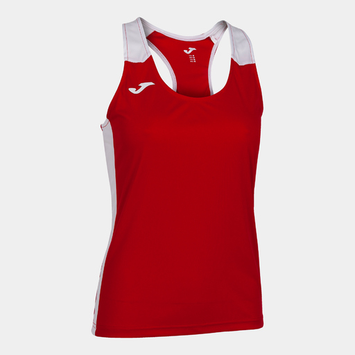  Débardeur Joma Record II rouge et blanc