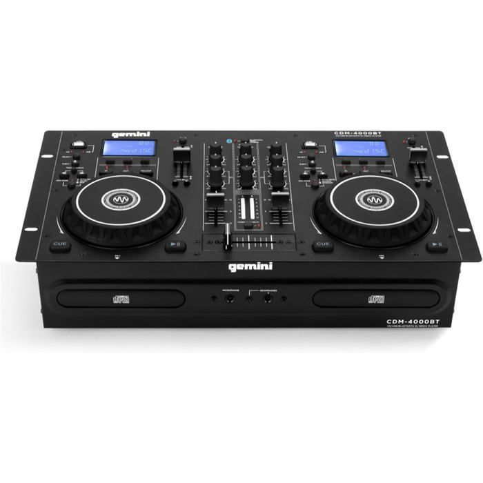 CDM-4000BT Player - GEMINI SOUND - USB/CD DJ - Bluetooth - Dual Decks - Economy