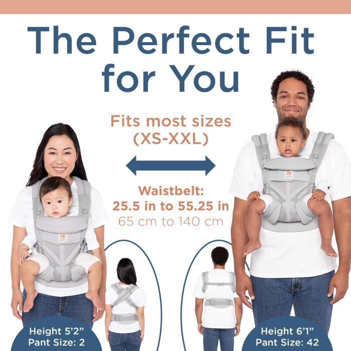 Ergobaby Cool Air Omni 360 Baby Carrier, Khaki Green - From birth - 4 positions