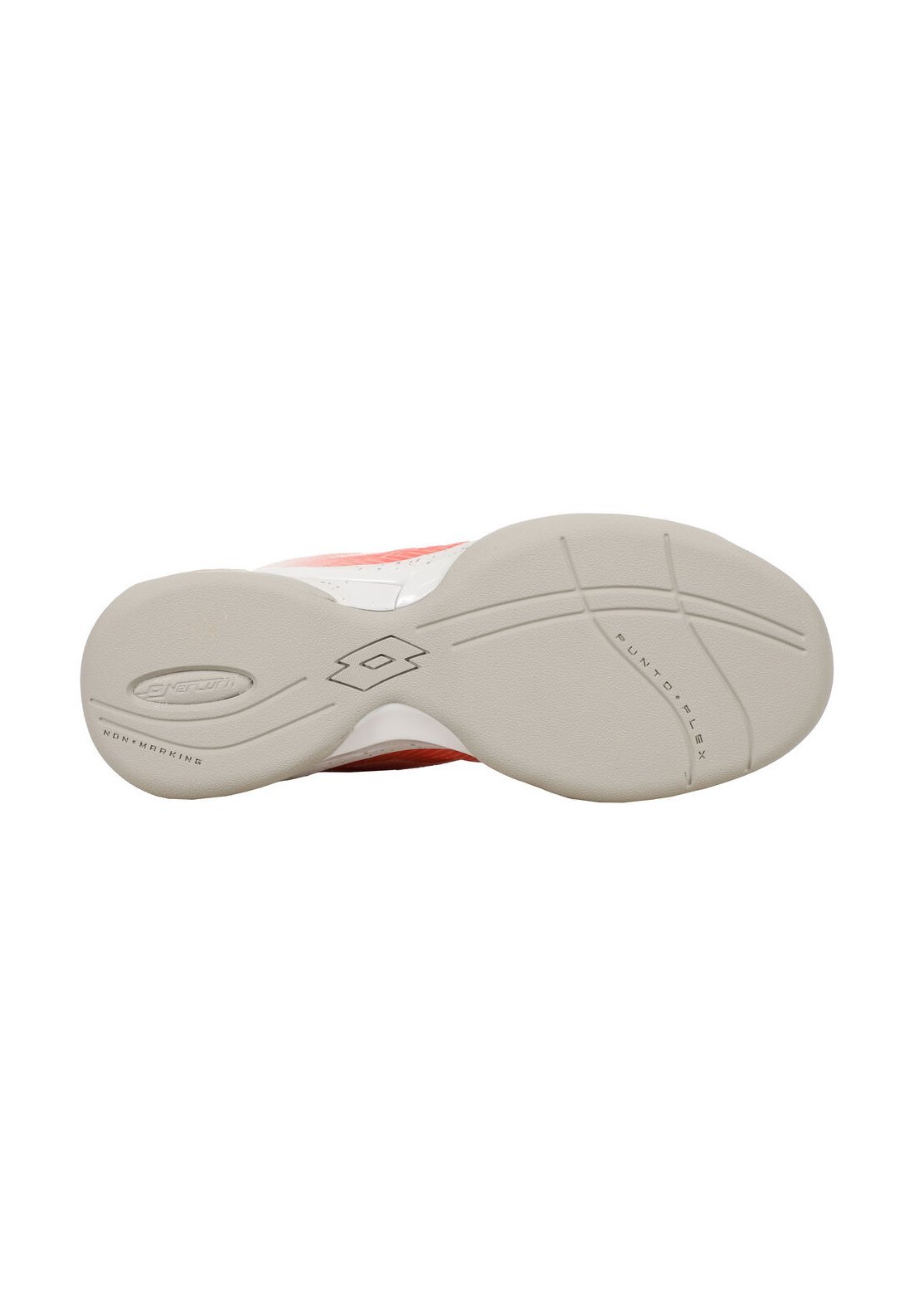 Lotto MIRAGE 300 - Chaussures de tennis multicourts - blanc/rose coquillage/pêche