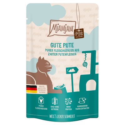MjAMjAM Quetschie pure meat pleasure 12 x 125 g