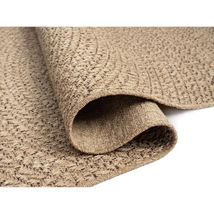 Buitenkleed - THE CARPET - jute-look - 140x200 - UV-bestendig - Beige (5004)