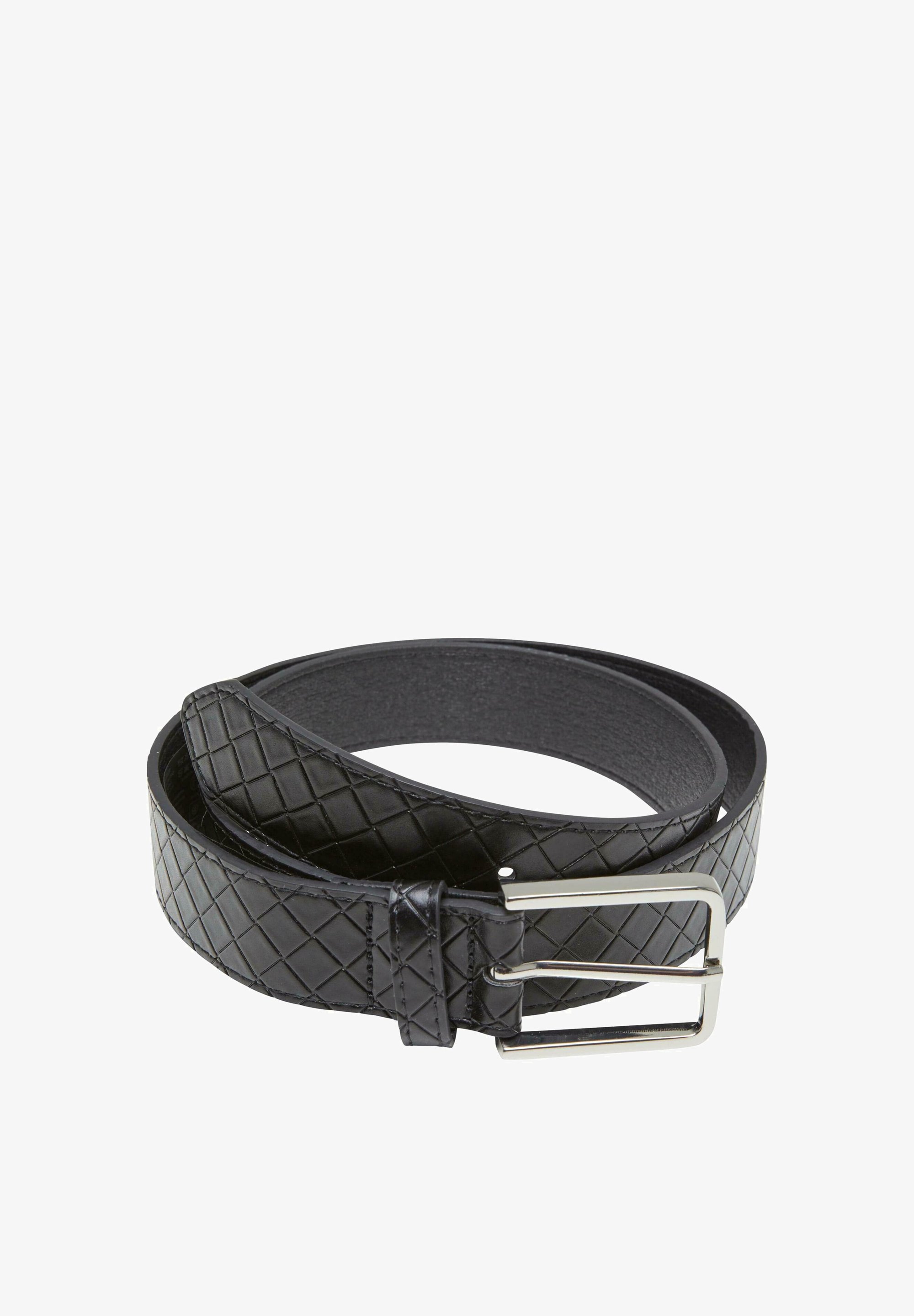 Urban Classics riem - zwart zilver