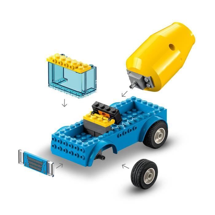 LEGO City Cement Mixer Truck - Construction vehicle for children aged 4 and up