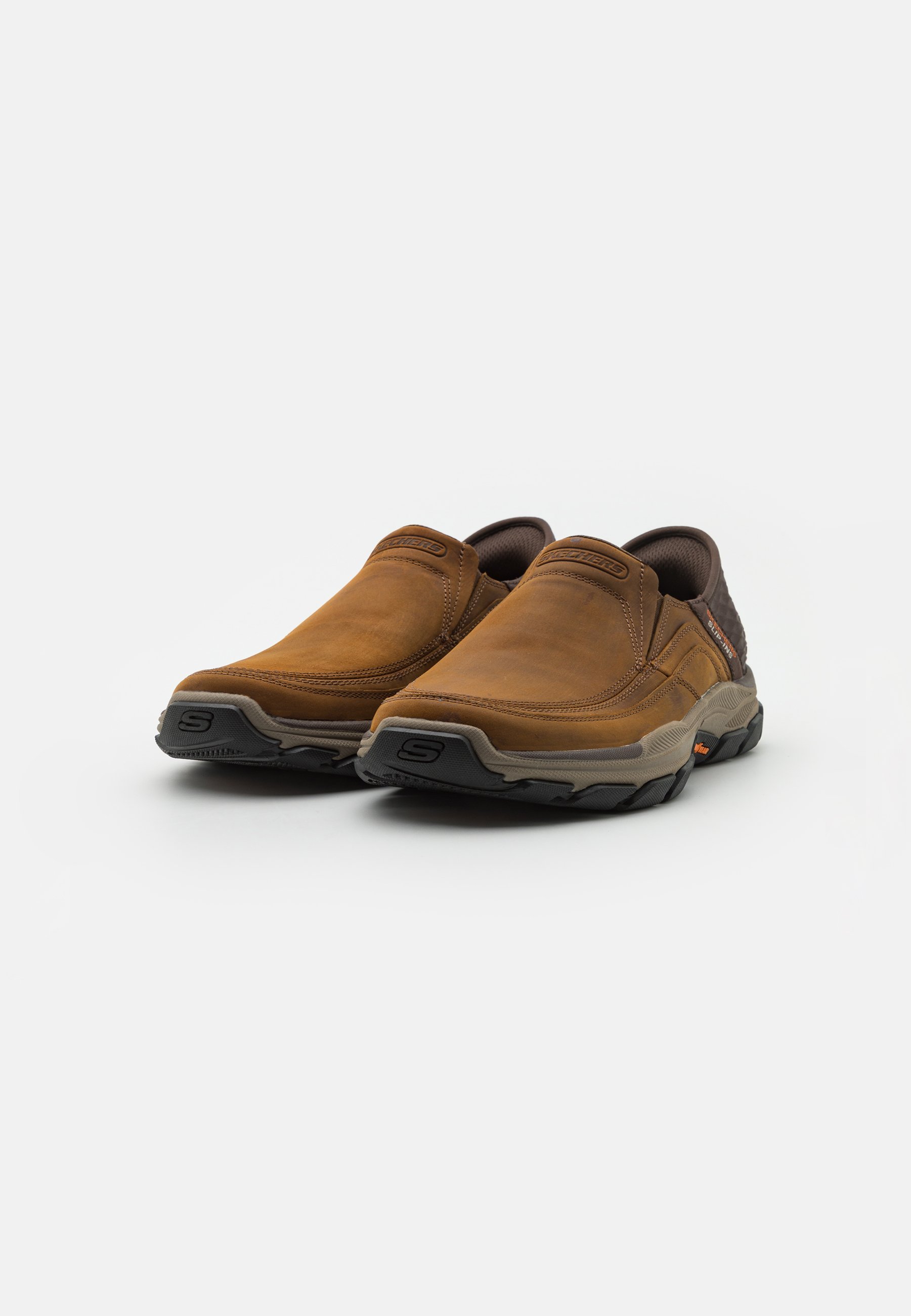 Skechers RESPECTED - Baskets - marron foncé