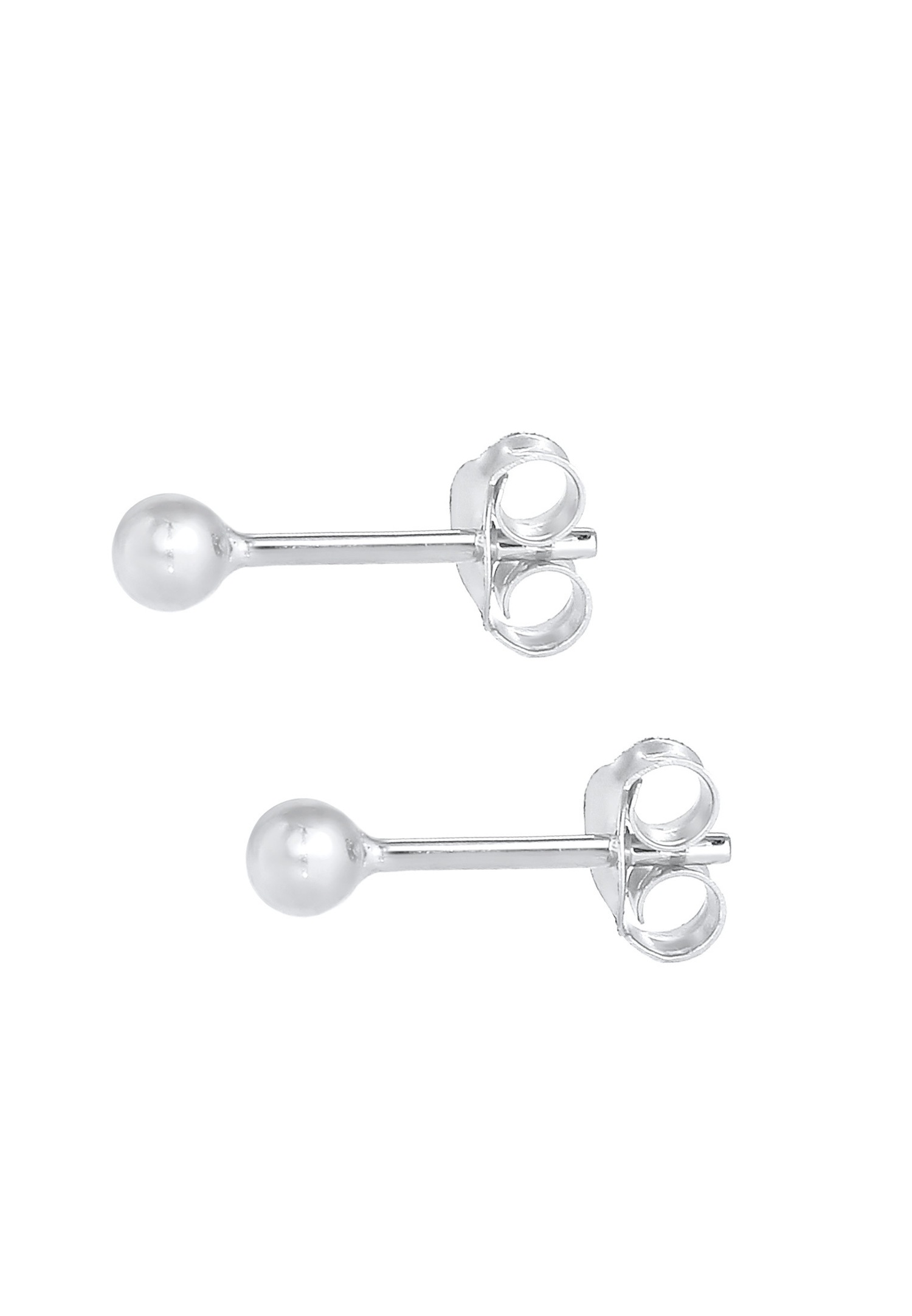 Elli Boucles pour dames Basic Minimal en 925/1000 argent massif