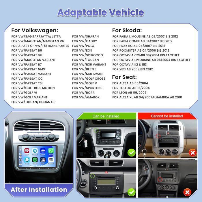 Autorradio Android 15 para VW/SEAT/SKODA - 9